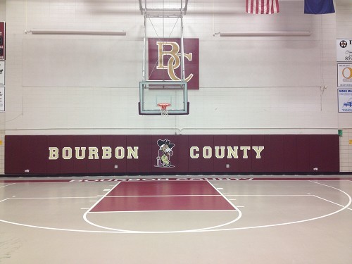 This is an image of our gym where this portion of class takes place. Taken before the new transformation was made.