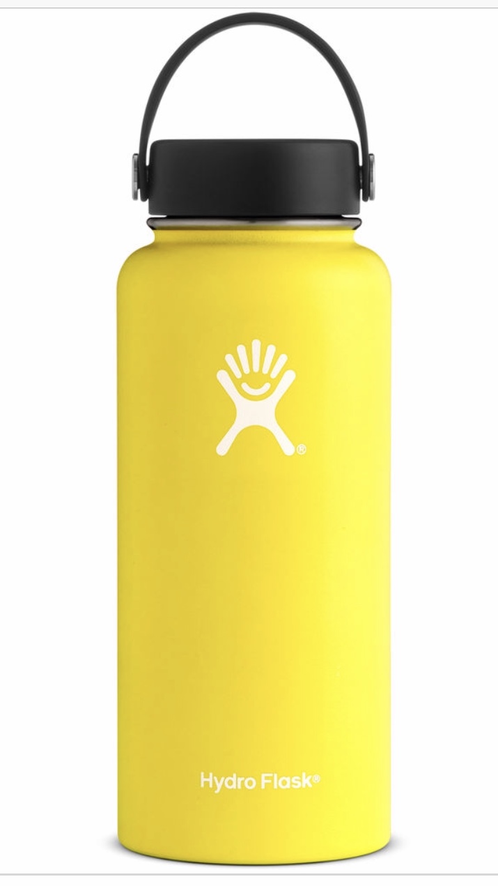 A large Hydro Flask.