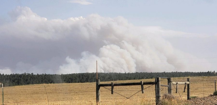 Smoke from Montana fires 