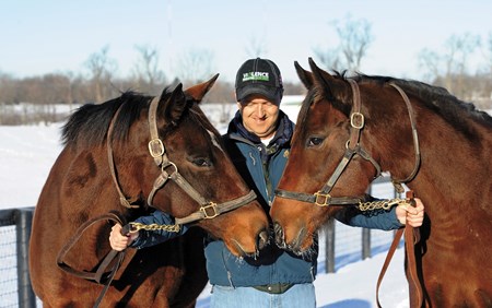 Desmond Ryan on the farms