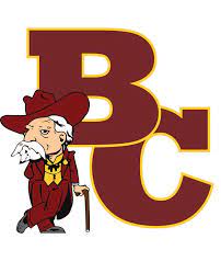 This image is the Bourbon County mascot alongside the name of the school!