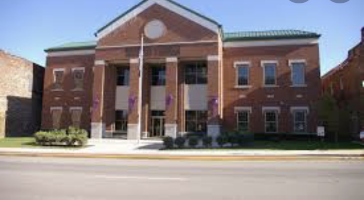 A picture of the Bourbon County Judicial Center, where students can get their permit.