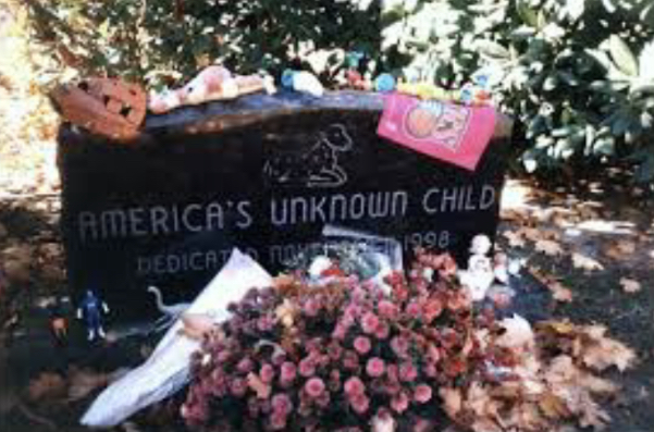 Americas Unknown Childs grave relocated. Now located in Alexandria, Virginia. 