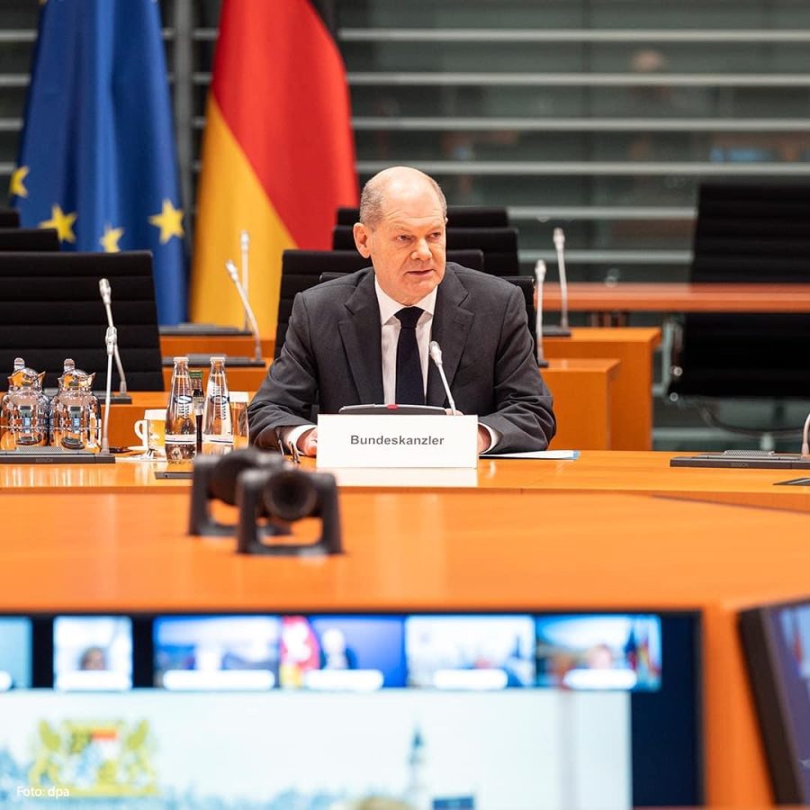 New Chancellor, Olaf Scholz announcing new COVID-19 restrictions