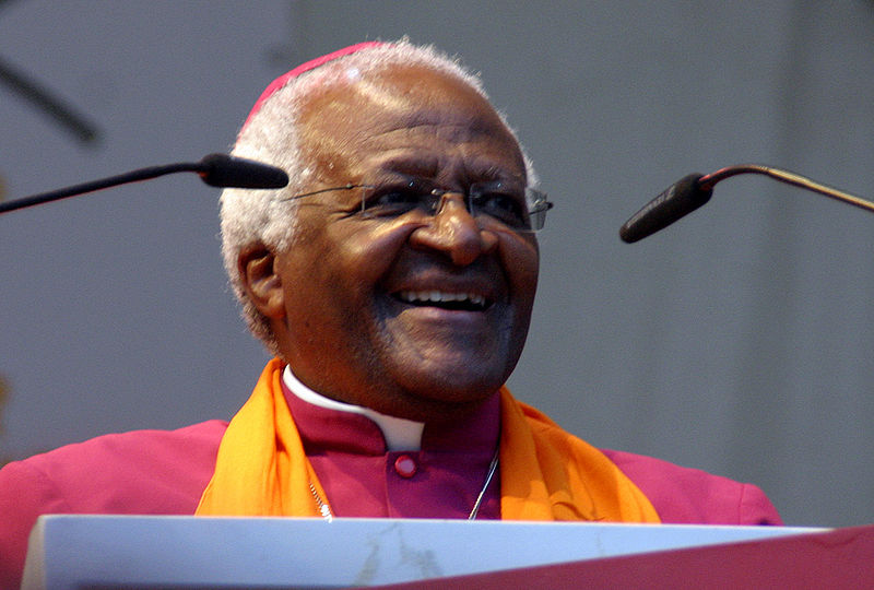 Archibishop Desmond Tutu at the Deutscher Evangelisher Kirshentag in Cologne, Germany (2007)