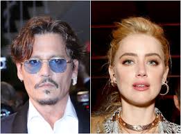 A photo of Johnny Depp and Amber Heard 