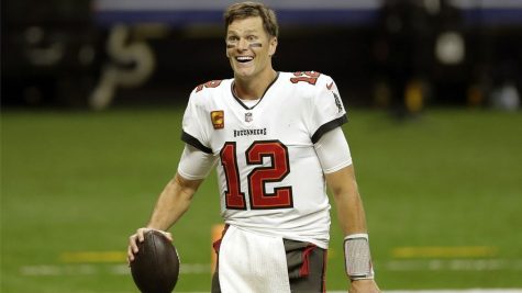 Quarterback Tom Brady has been playing for the Tampa Bay Buccaneers since 2020. 