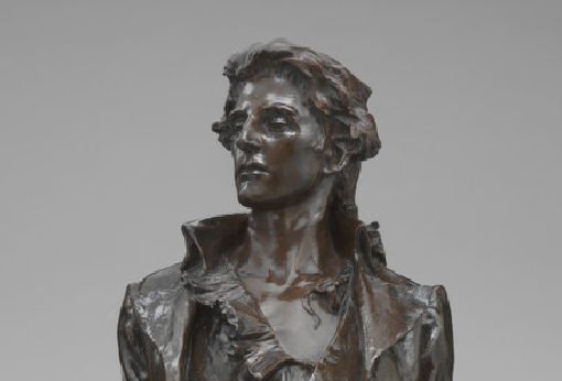 A Nathan Hale sculpture made by Frederick William MacMonnies.