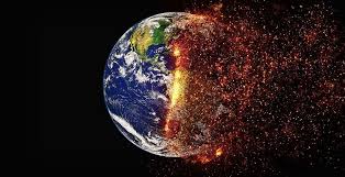 Image of Earth being destroyed, recently made by The Print. 