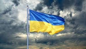 Ukraine flag flies high to honor all those who have been killed in the war, and to show Russia that they're far from backing down. 