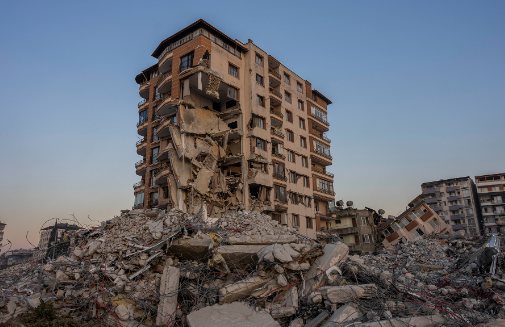 The 7.8 magnitude earthquake that hit Turkey and Syria that killed over 36000.