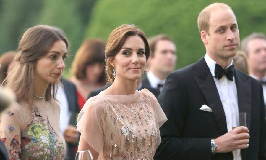 Rose Hanbury, Kate Middleton, and Prince William together at an event