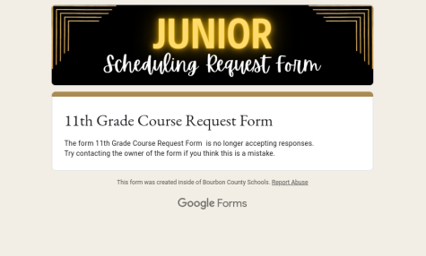 Schedules request forms are due soon! Make sure to submit yours so that next years schedule is good!