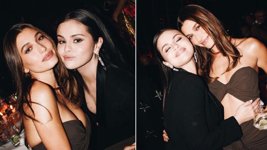 Pictures of Selena Gomez and Hailey Bieber when what we thought was the moment where all of their drama was resolved and their final acceptance of friendship.