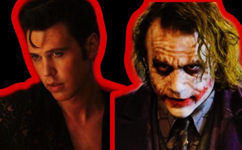 Austin Butler, playing Elvis and Heath ledger, playing the Joker.