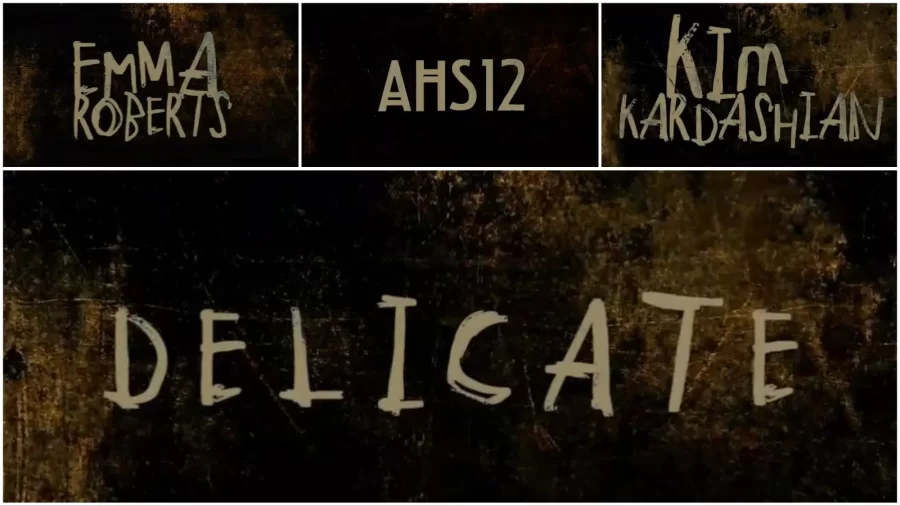 A collage of the AHS12 title with the two leading actresses. 