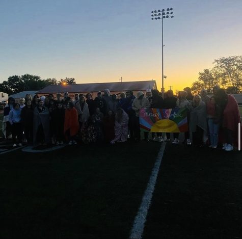 The 2023 senior class at Senior Sunrise.