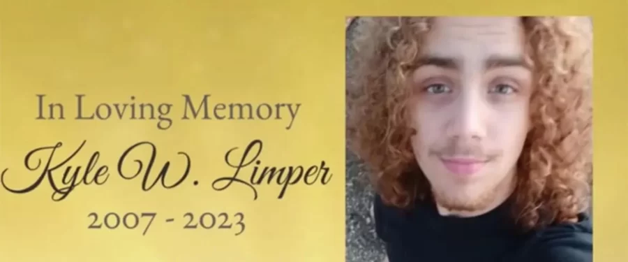 This picture is the memorial card for Kyle W. Limper. 