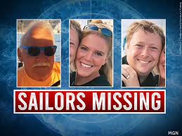 In the picture above are the three missing sailors.  
