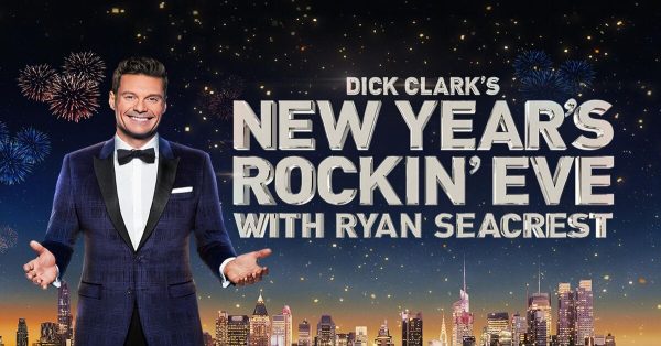 A photo of Ryan Seacrest hosting New Years Rockin Eve