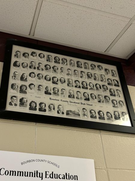 This picture of the 1951 senior class demonstrates the difference of physical appearance between teenagers then and now. 