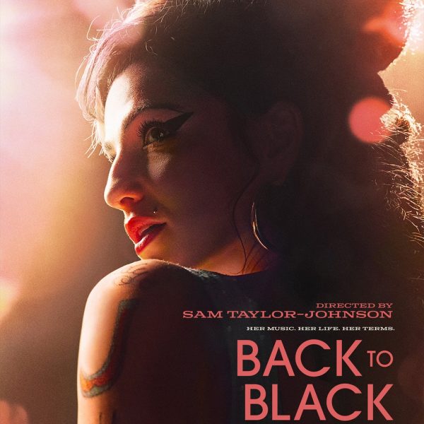 A teaser photo of the new Amy Winehouse biopic, Back to Black, which features Marisa Abela. 