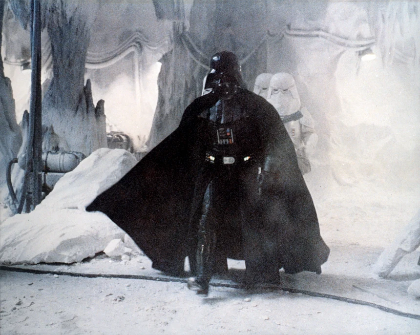 Darth Vader, voiced by James Earl Jones, in "Star Wars: The Empire Strikes Back", 1980