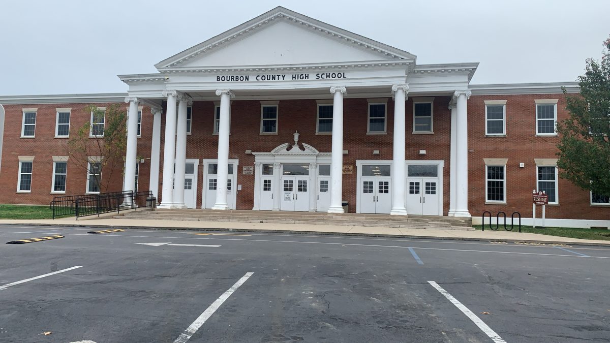 Image of Bourbon county high school , the place student government leads over.