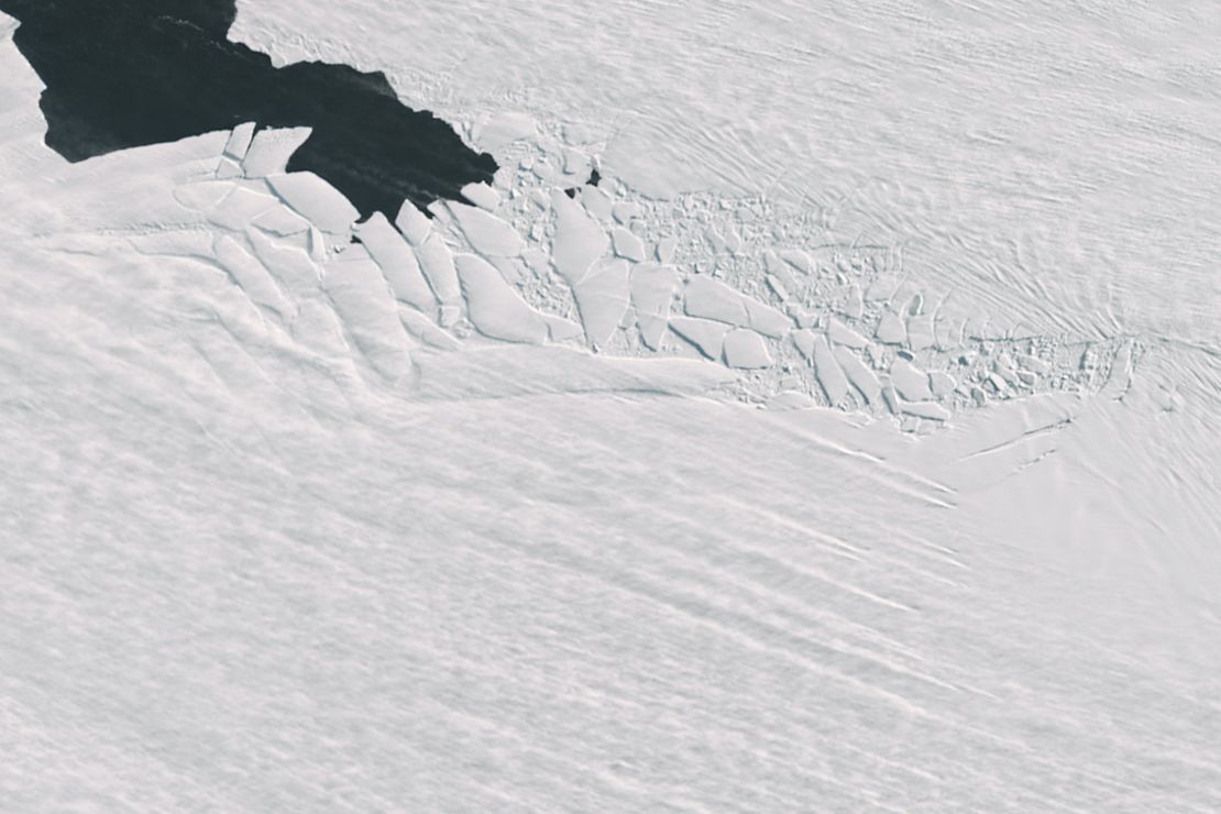 Antarctica glacier caught smoking from space