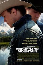 Promotional poster for the movie, Brokeback Mountain